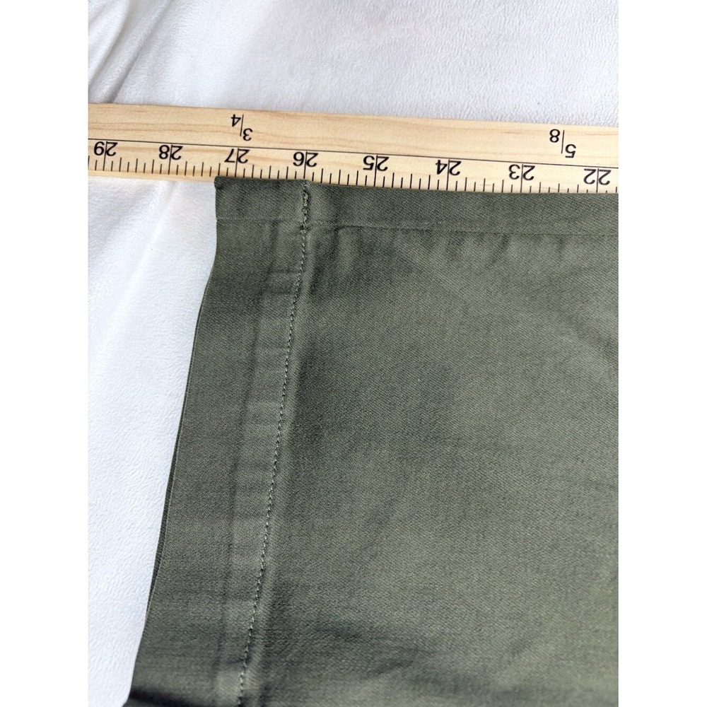 Studio Blue Sophia High Rise Relaxed Utility Pants Olive Green Womens 10 - Picture 12 of 12
